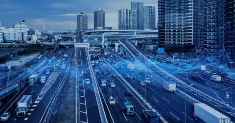 Business Growth Complicated Graph system over several busy highways w traffic