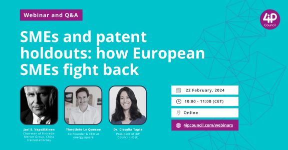  SMEs and patent holdouts: how European SMEs fight back